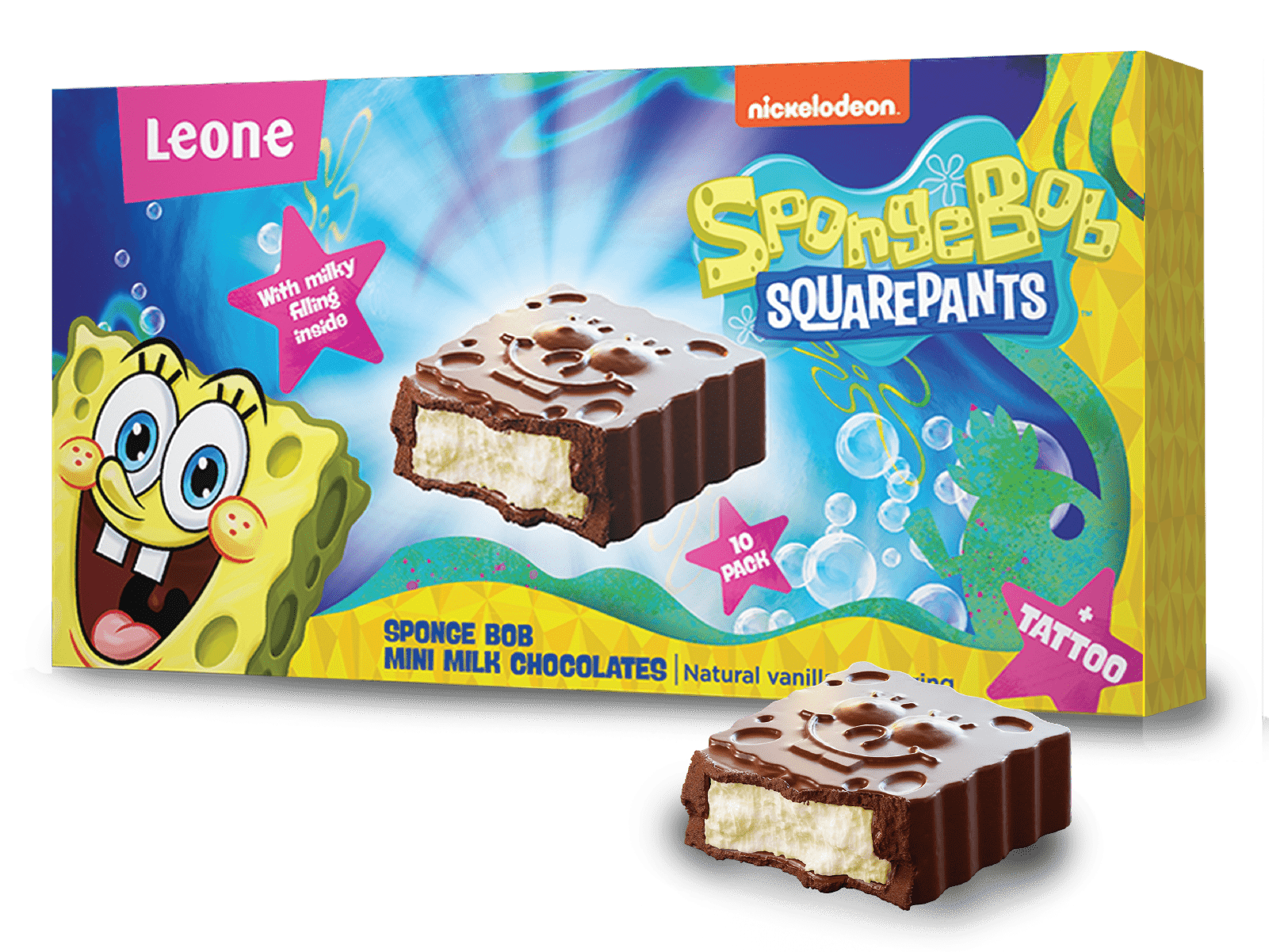 Spongebob Chocolate With Nuts